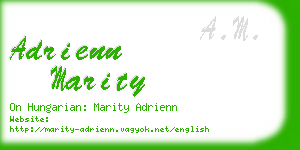 adrienn marity business card